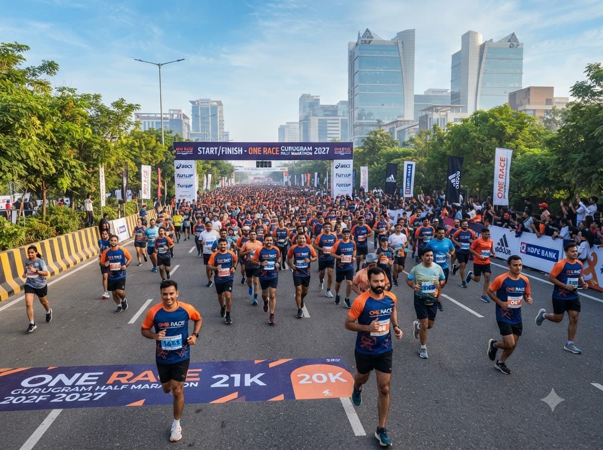 ONE RACE Gurugram Half Marathon