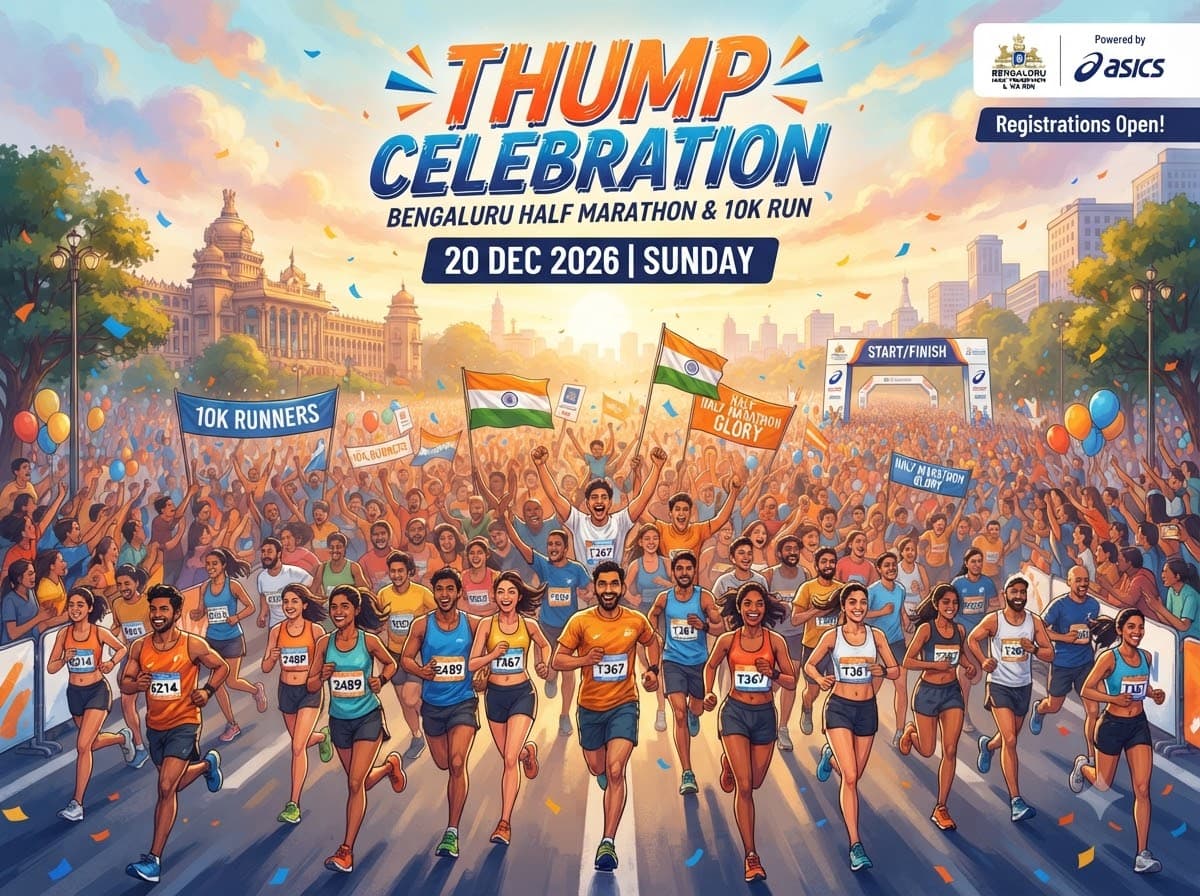 Thump Celebration Bengaluru 1/2 Marathon and 10K RUN