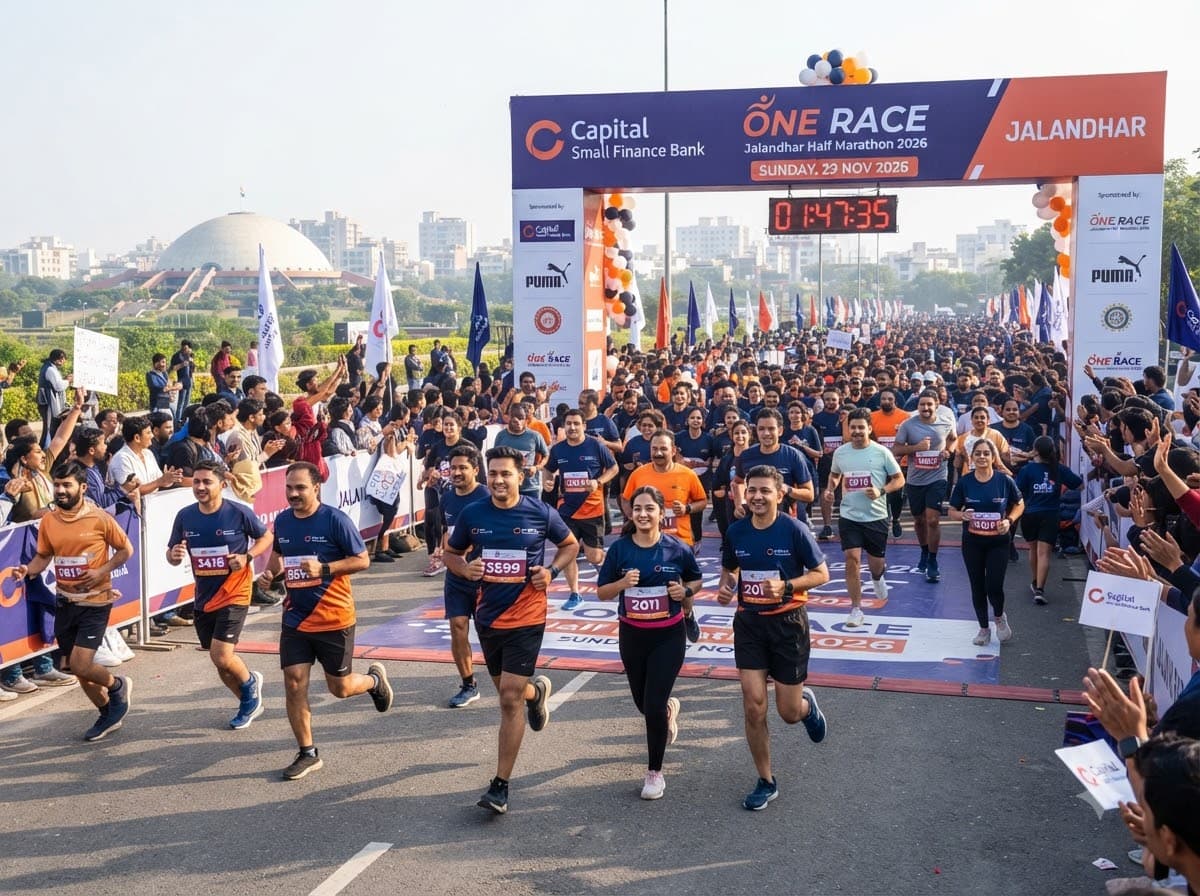 Capital Small Finance Bank ONE RACE Jalandhar Half Marathon